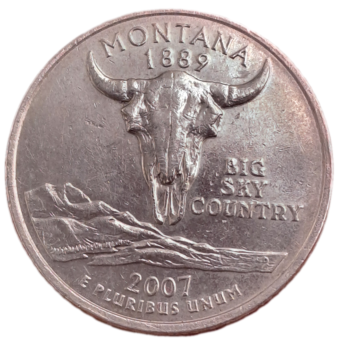 2007 United States ¼ Dollar "Washington Quarter" Montana
