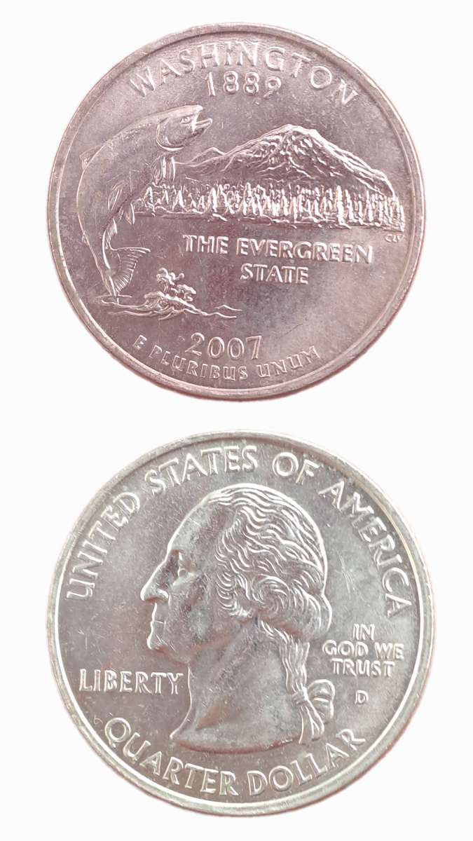 2007 United States ¼ Dollar "Washington Quarter" Washington