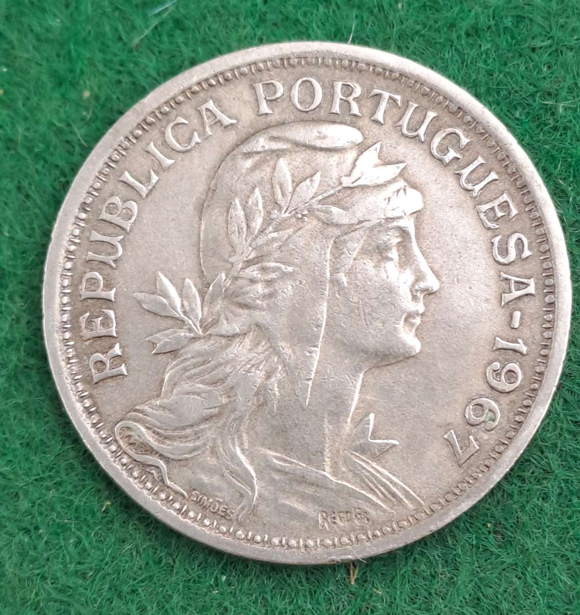 1967 Portugal  50 Centavos