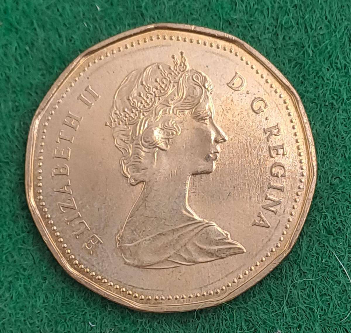 1987 Canada 1 Dollar - Elizabeth II 2nd portrait