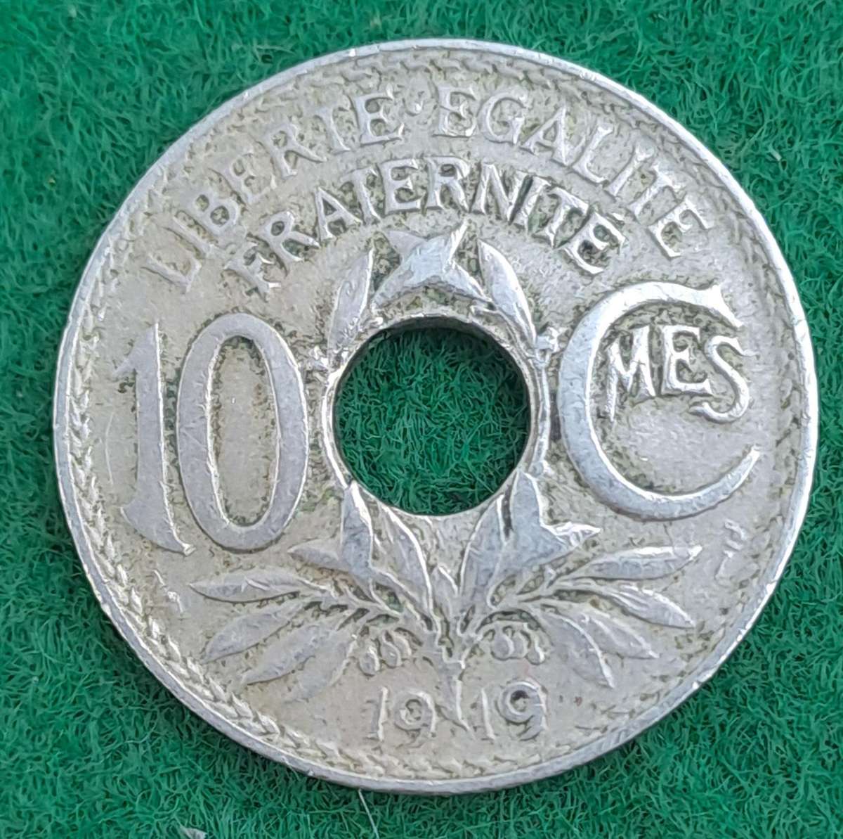 1919 France 10 Centimes