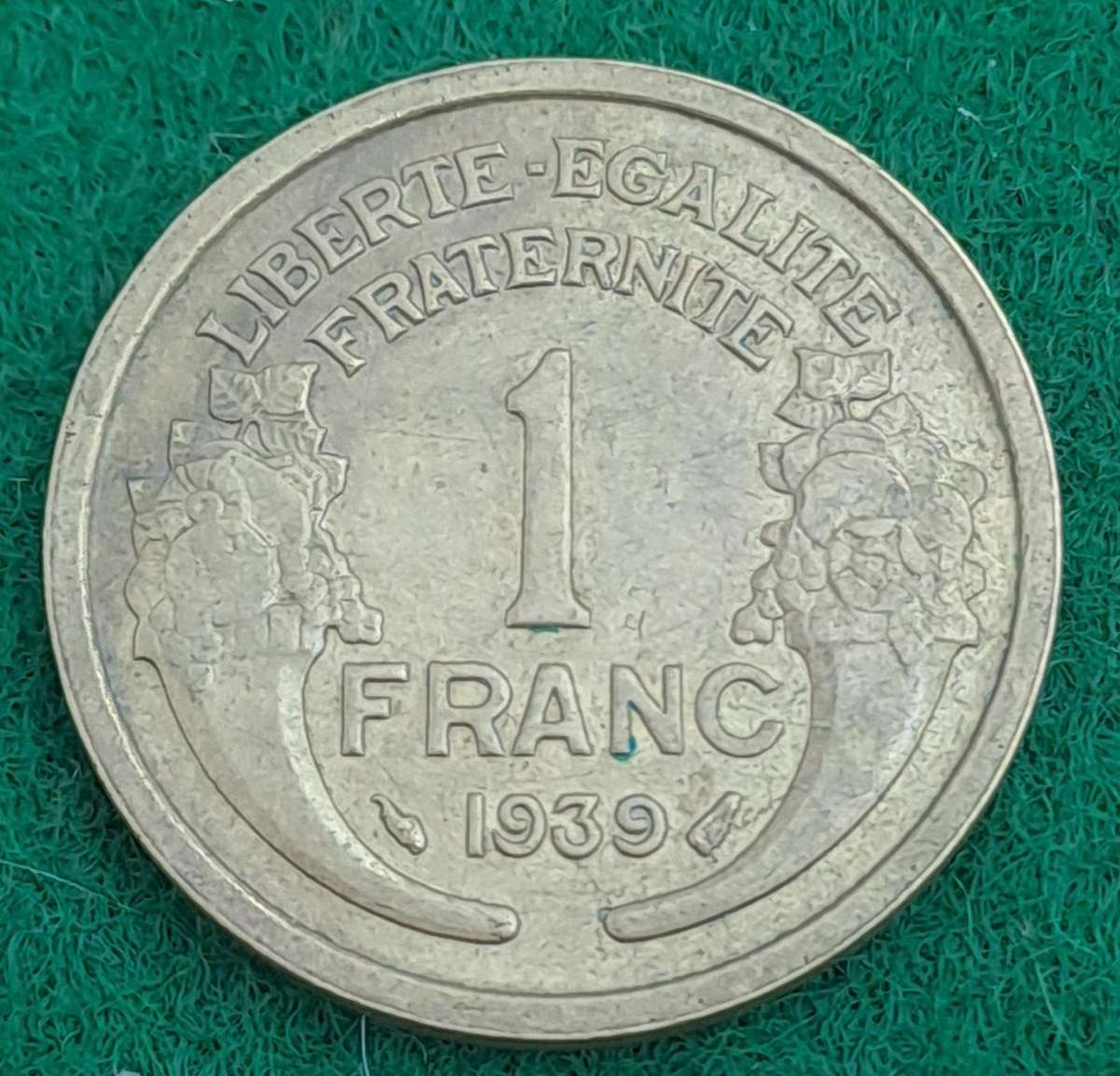 1939 France 1 Franc