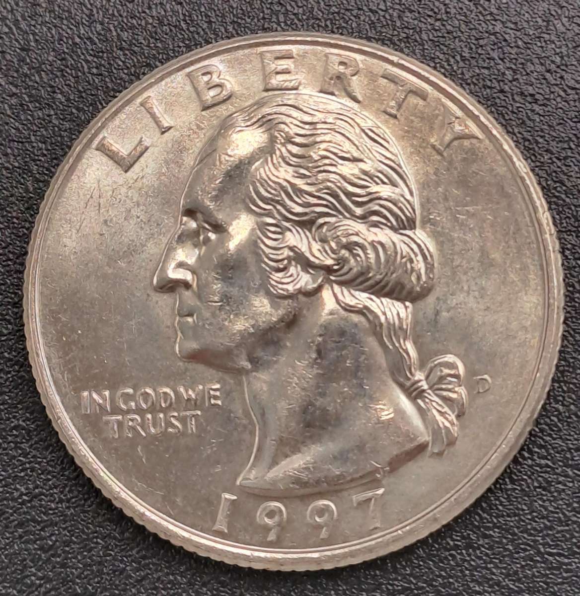 1997 United States of America ¼ Dollar "Washington Quarter"