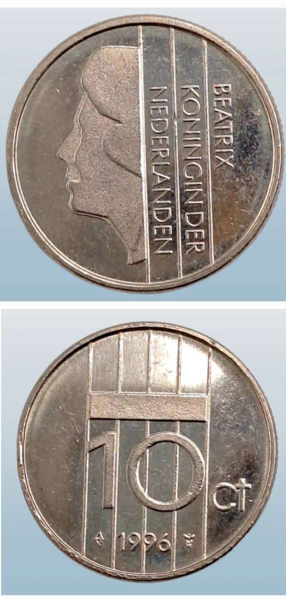 1996 Netherlands 10 Cents - Beatrix