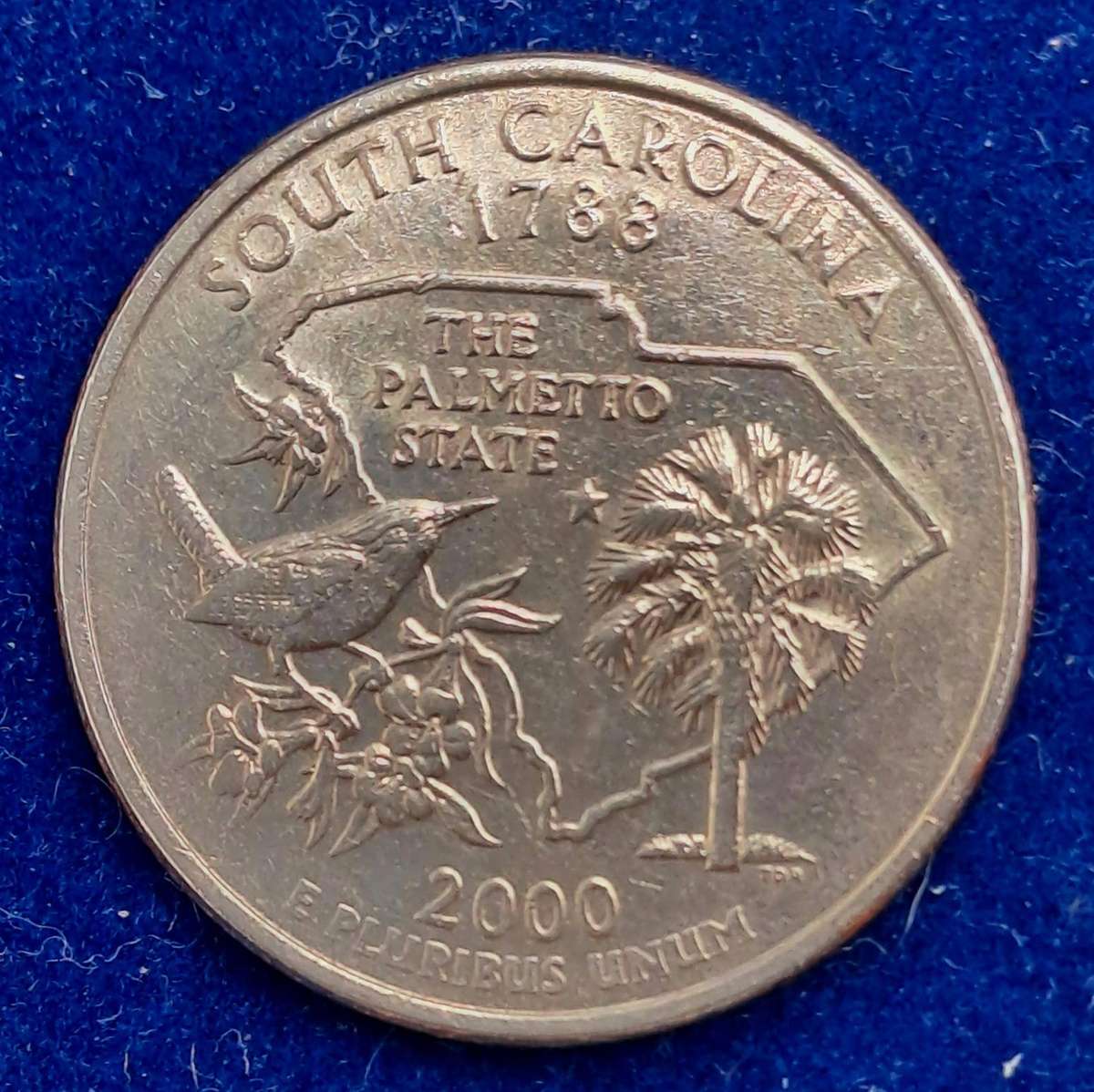 2000 United States ¼ Dollar "Washington Quarter" South Carolina
