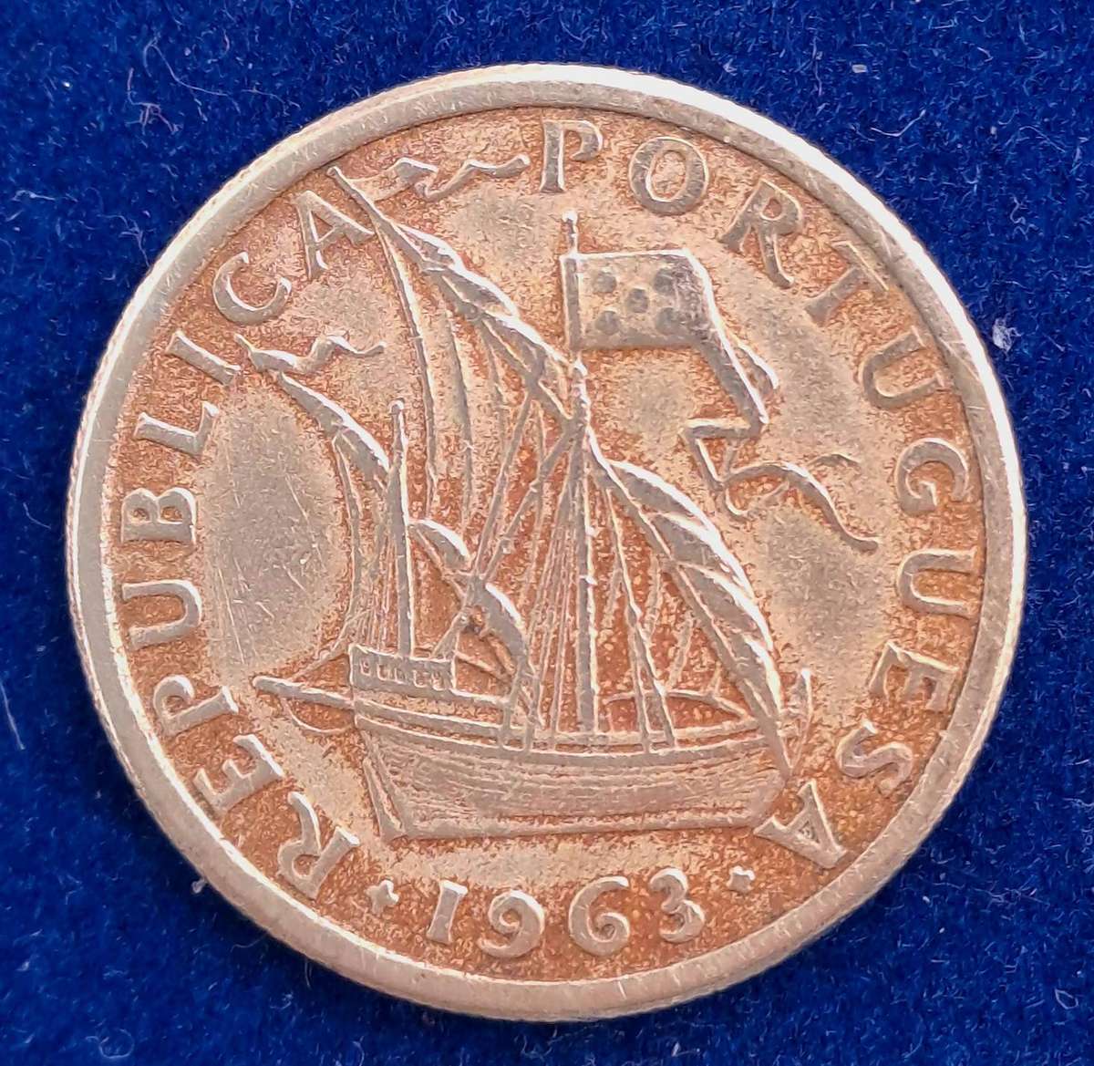 1963 Portugal 2½ Escudos Pattern