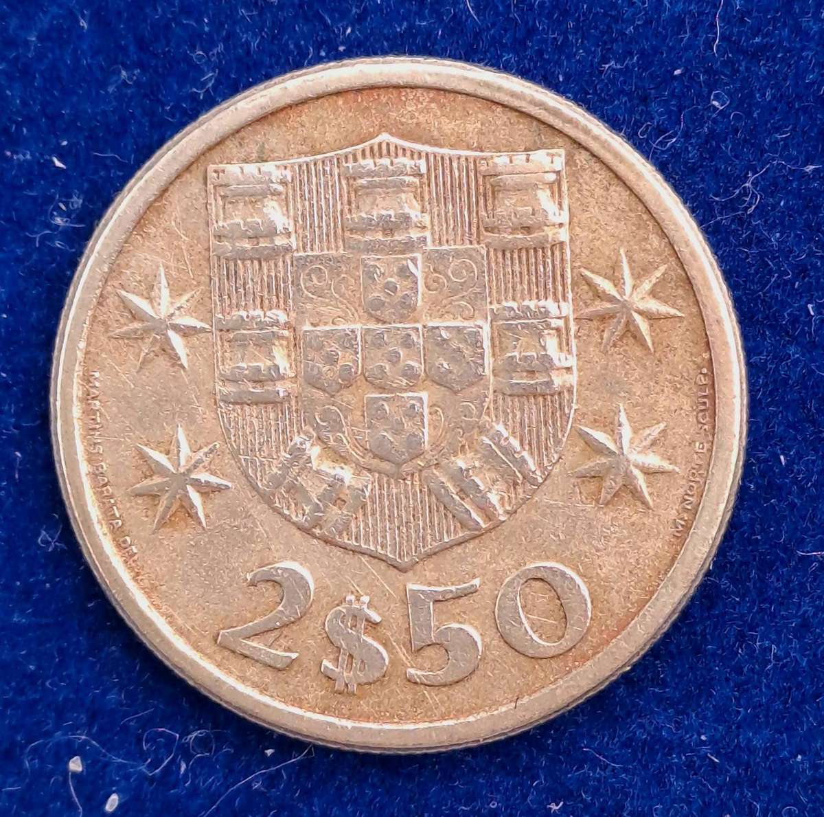 1963 Portugal 2½ Escudos Pattern