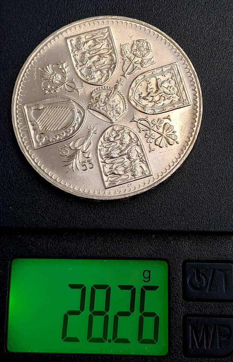 1953 United Kingdom 5 Shillings - Elizabeth II Coronation