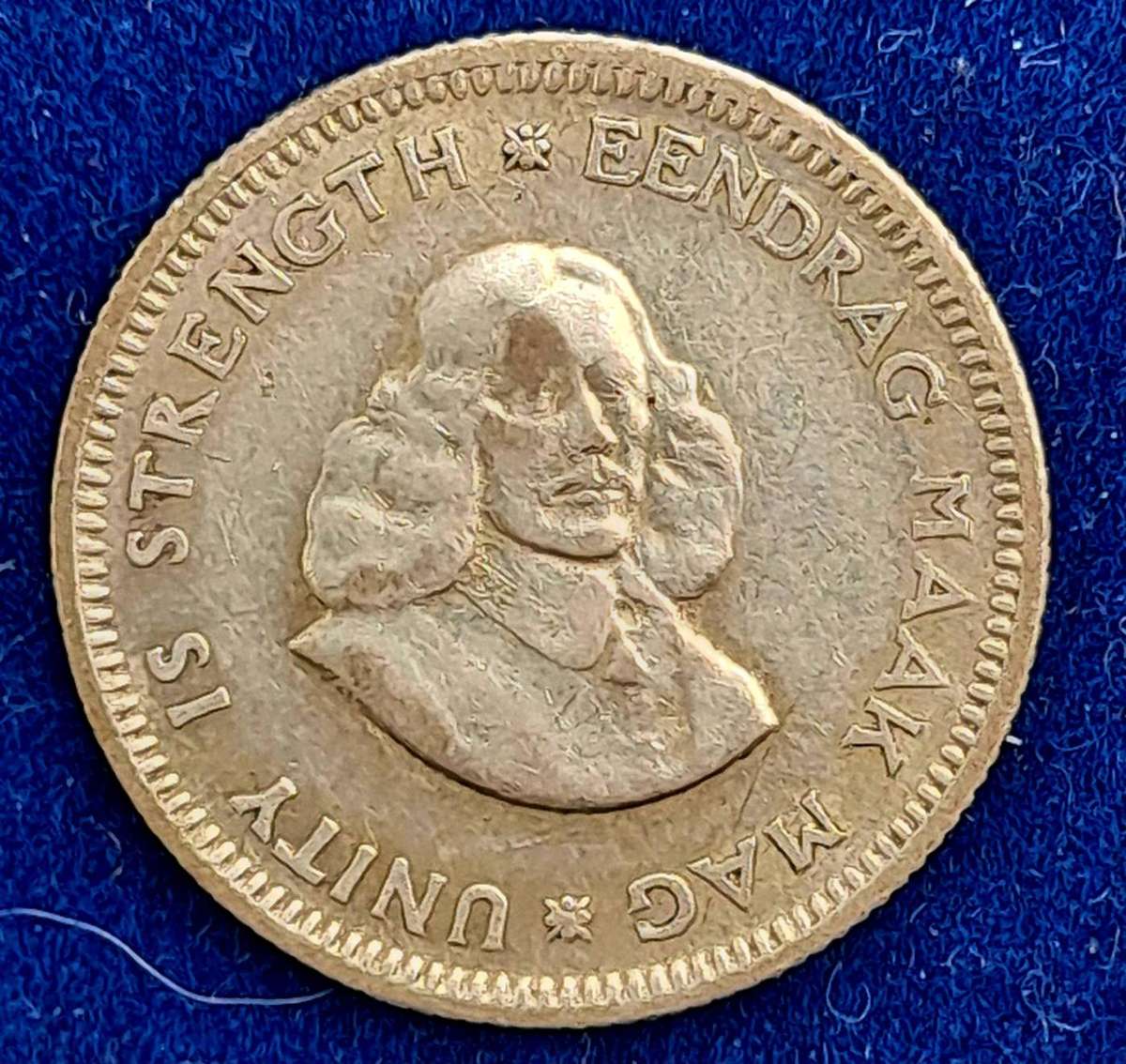 1963 South Africa  Silver (.500) 5 Cents 1st decimal series