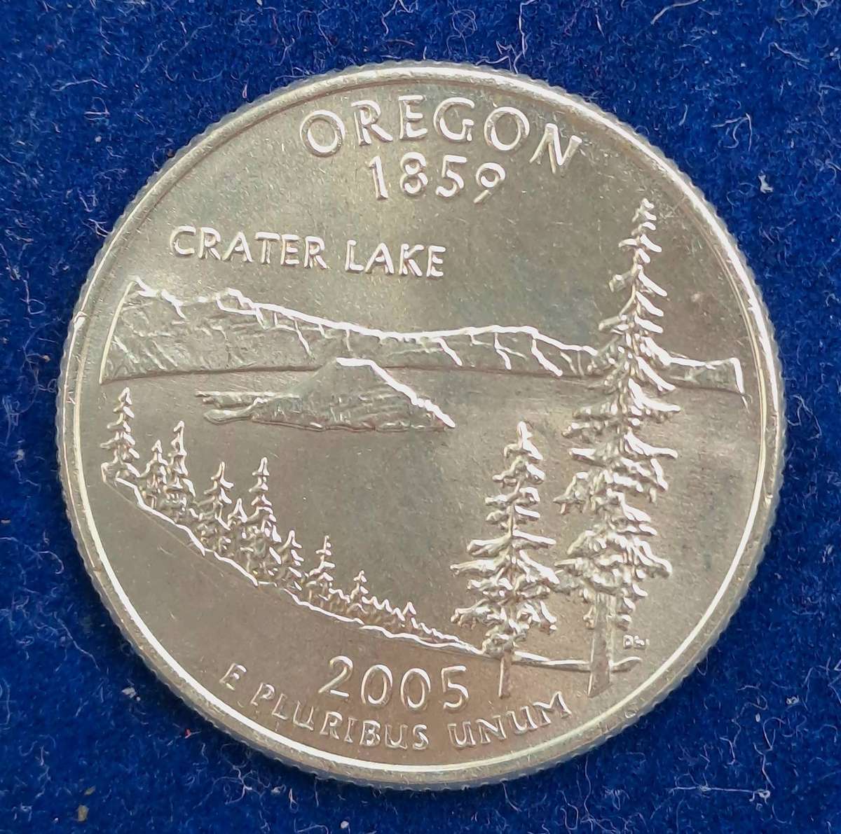 2005 D- United States of America ¼ Dollar "Washington Quarter" Oregon -UNC