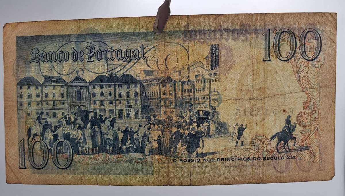 1985 Portugal 100 Escudos 8th. print Banknote