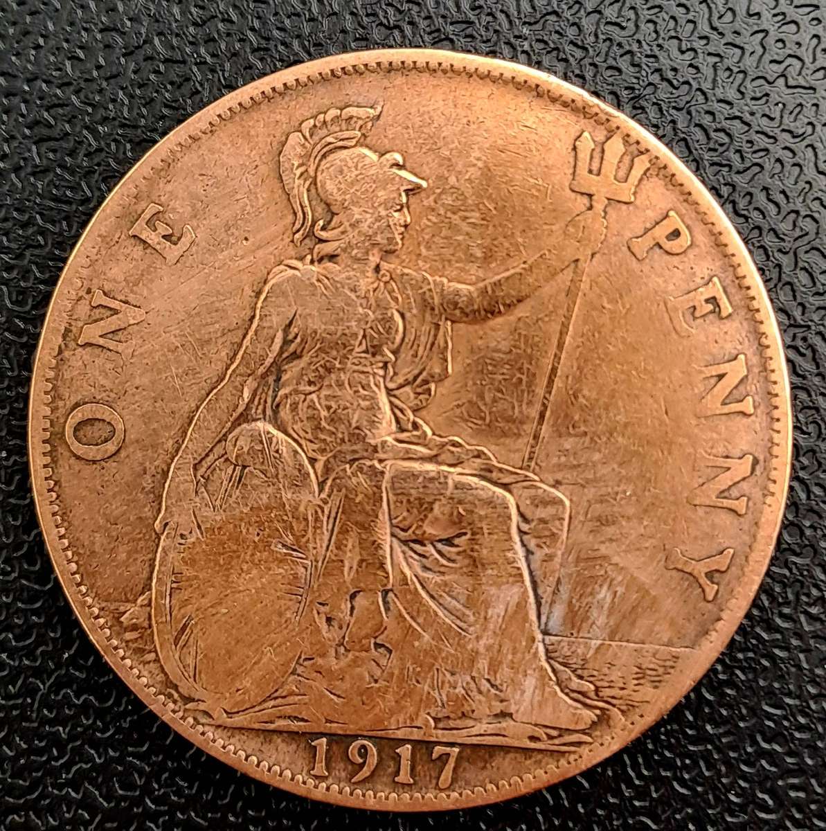 1917- United Kingdom1 Penny - George V