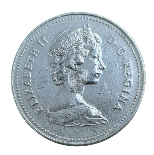 Canada 1980 5 Cents - 10 Cents - Elizabeth II 2nd portrait modified