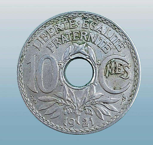 1921 France 10 Centimes