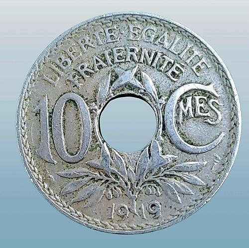 1919 France 10 Centimes