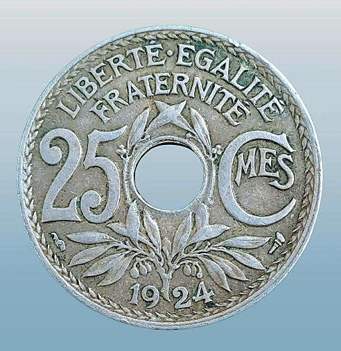 1924 France 25 Centimes