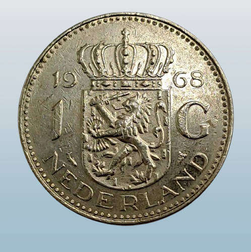 1968 Netherlands 1 Gulden - Juliana