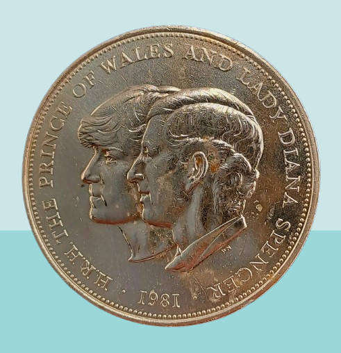 1981 United Kingdom 25 New Pence - Elizabeth II Royal Wedding