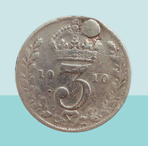 1910 United Kingdom Silver (.925) 3 Pence - Edward VII incl. Maundy