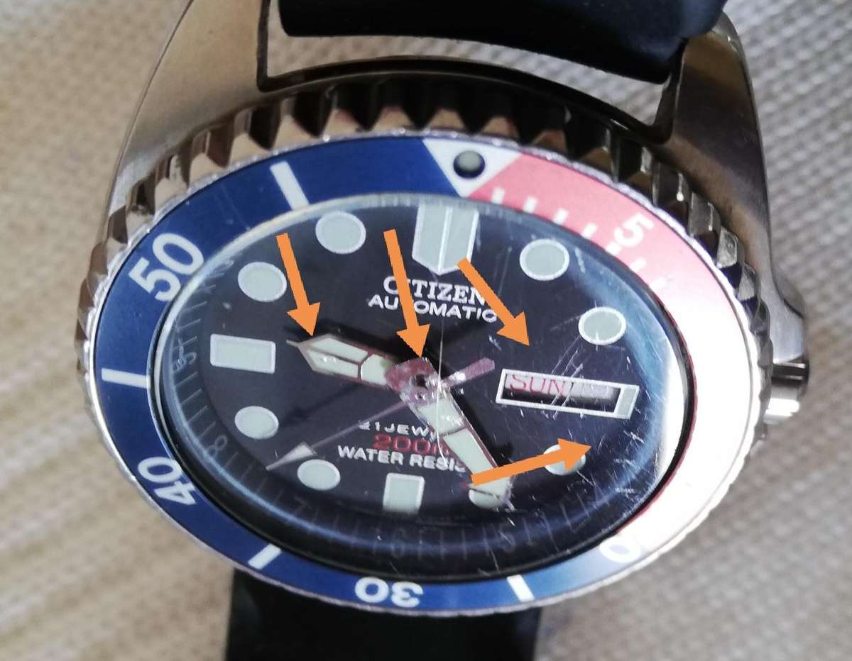 Vintage Citizen Diver Automatic Watch