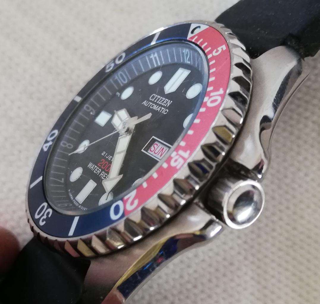 Vintage Citizen Diver Automatic Watch