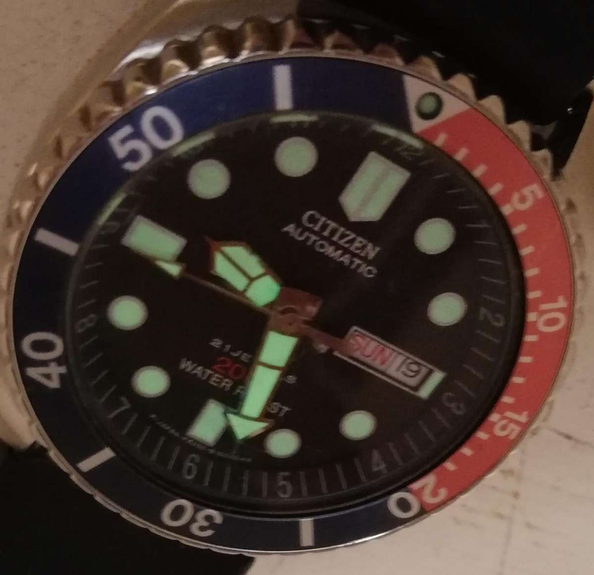 Vintage Citizen Diver Automatic Watch