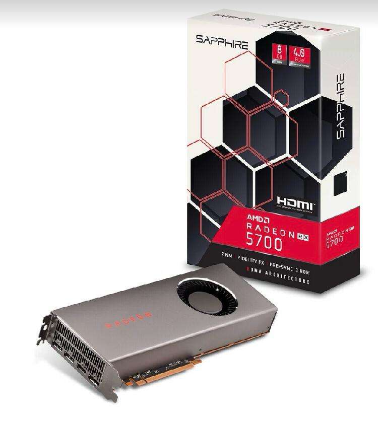 AMD - Sapphire Radeon Rx 5700 8GB GDDR6 HDMI/Triple DP (UEFI) PCI-E Graphics Card