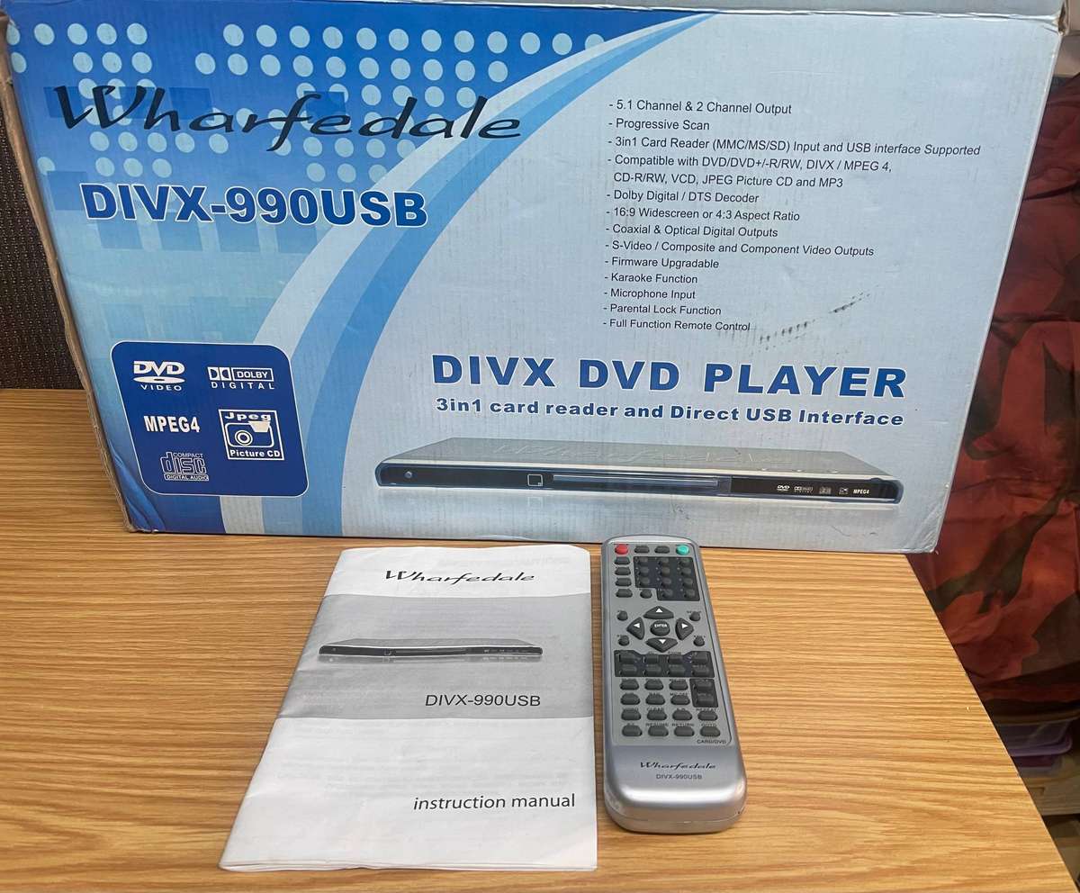 Wharfedale DVD Player DIVX-990 USB