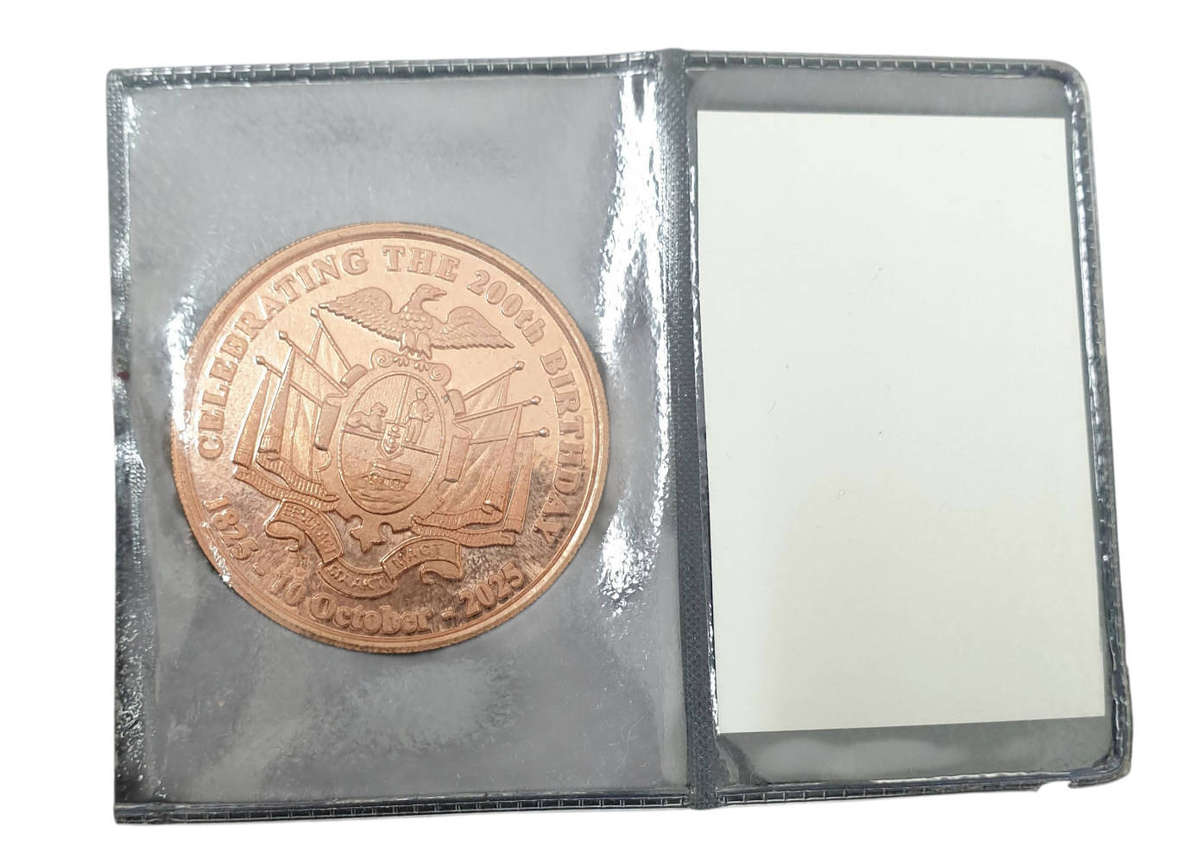 Paul Kruger Bi-Centenary Copper Medallion