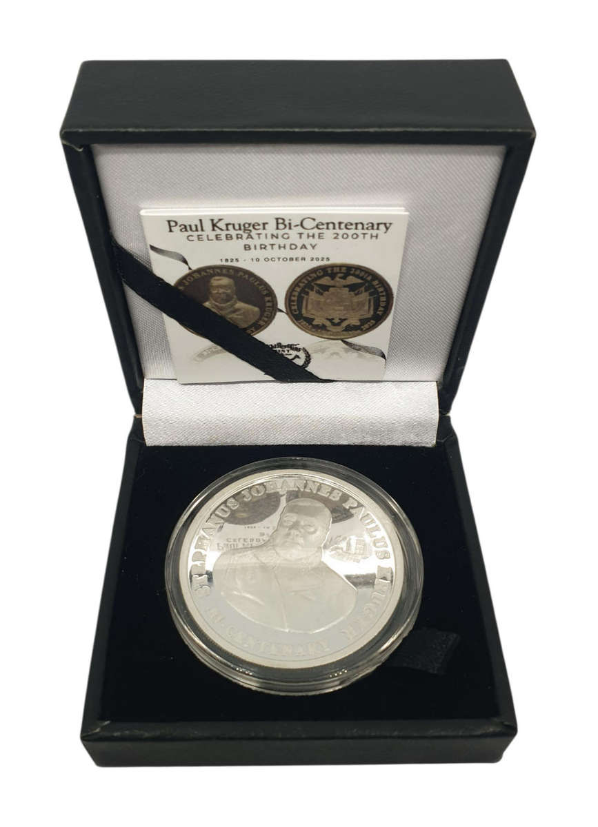 Paul Kruger Bi-Centenary Silver Coin