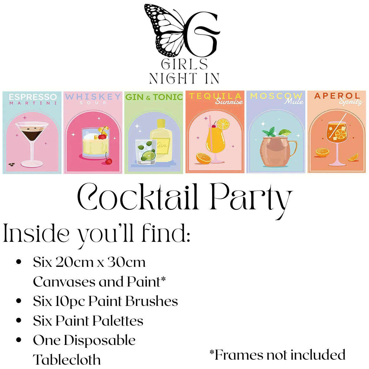 Paint-By-Numbers Kit - Cocktail Party