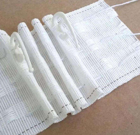 3 Piece 2.5m Curtain with 2 Drops featuring elegant White Lace - Design 5