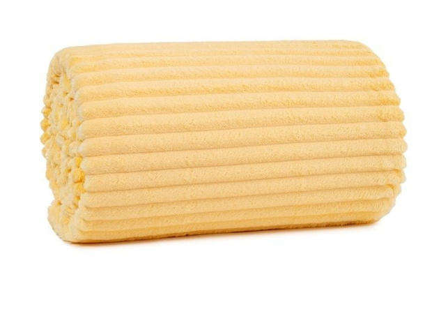 Fluffy Ribbed Fleece Throw Blanket, 180cm x 150cm, different colors