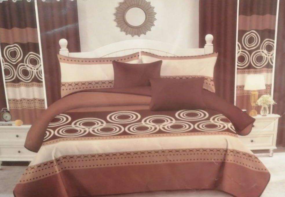 5 Piece Quilted Bedspread Set, Size: Queen
