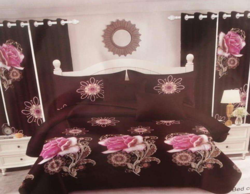 5 Piece Quilted Bedspread Set, Size: Queen