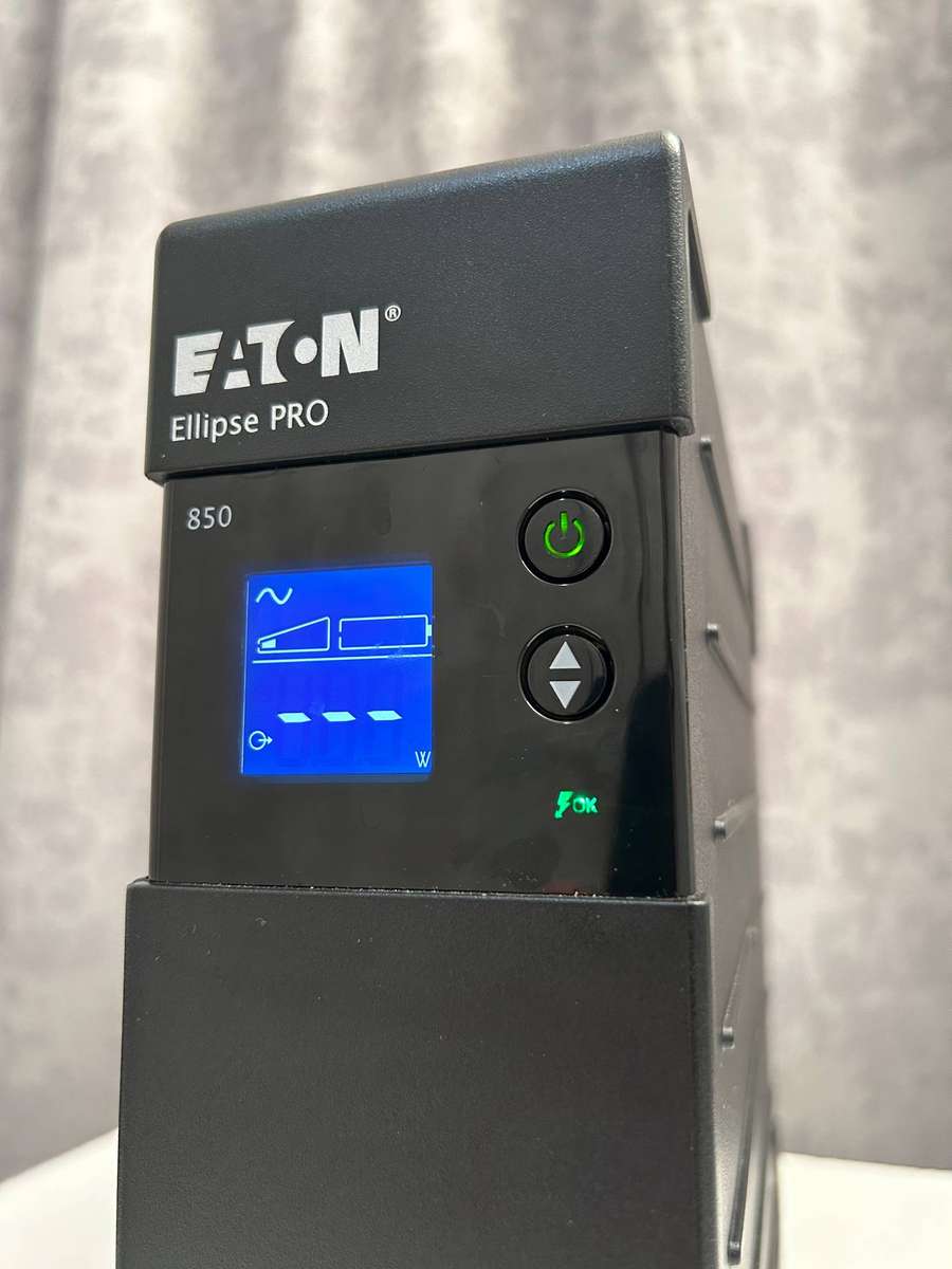 Eaton Ellipse PRO 850VA UPS (Uninterruptible Power Supply) - LCD Display