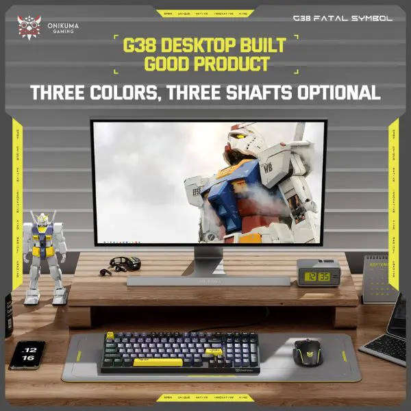ONIKUMA G32 Full-Size Gaming Keyboard - 104 Keys, RGB Backlit (New)
