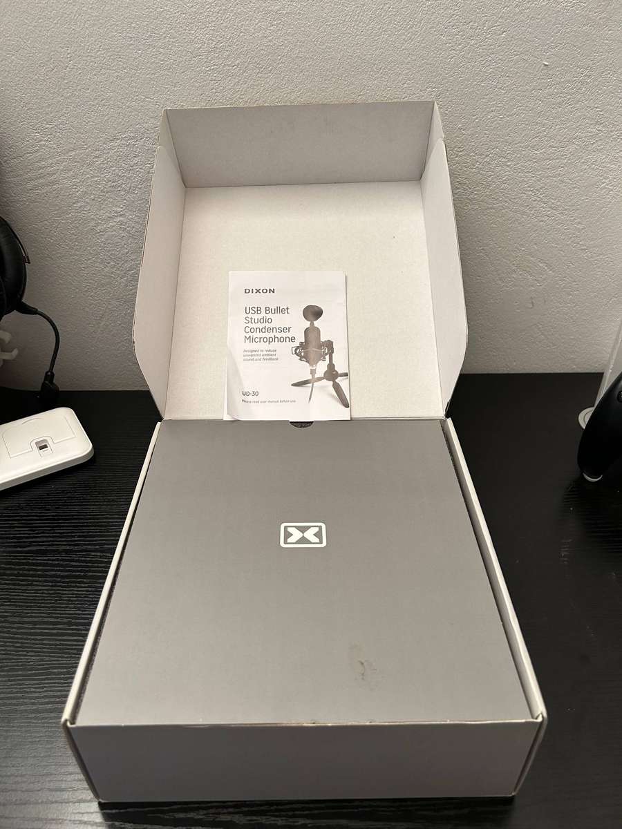 Dixon USB Bullet Studio Condenser Microphone (UD-30)  With Stand & Shockmount