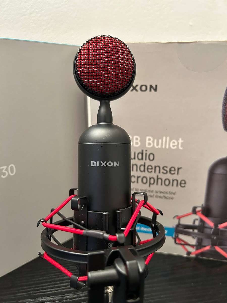 Dixon USB Bullet Studio Condenser Microphone (UD-30)  With Stand & Shockmount