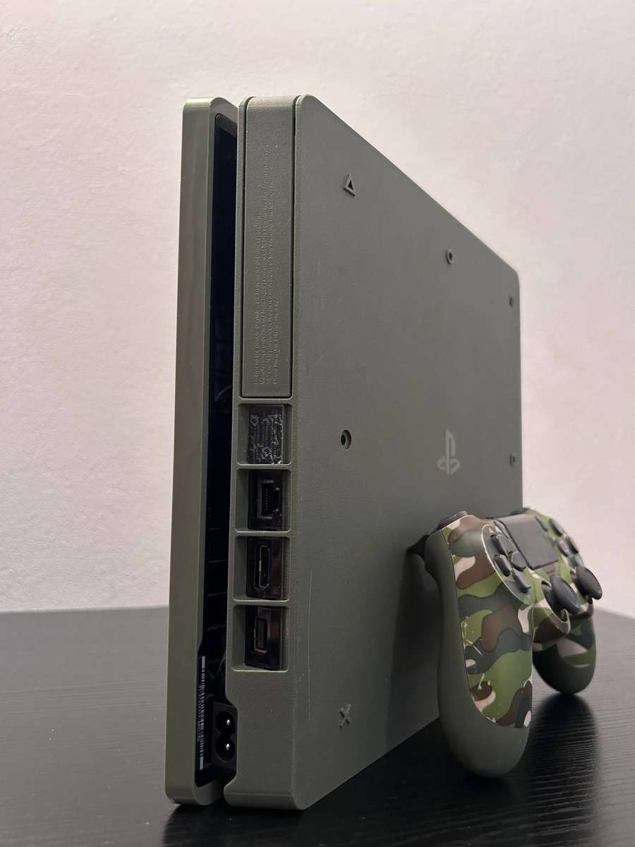 Limited Edition Sony PlayStation 4 Slim 1TB Console - Camouflage Skin - with Controller & Mad Max