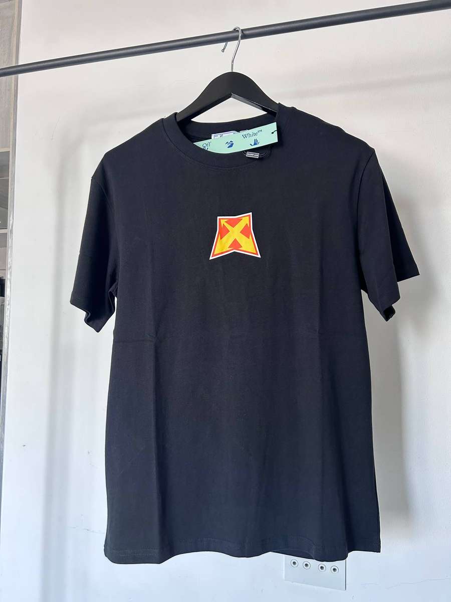 Men's Premium Streetwear Tee - Black - Industrial Arrow Graphic - Size Medium