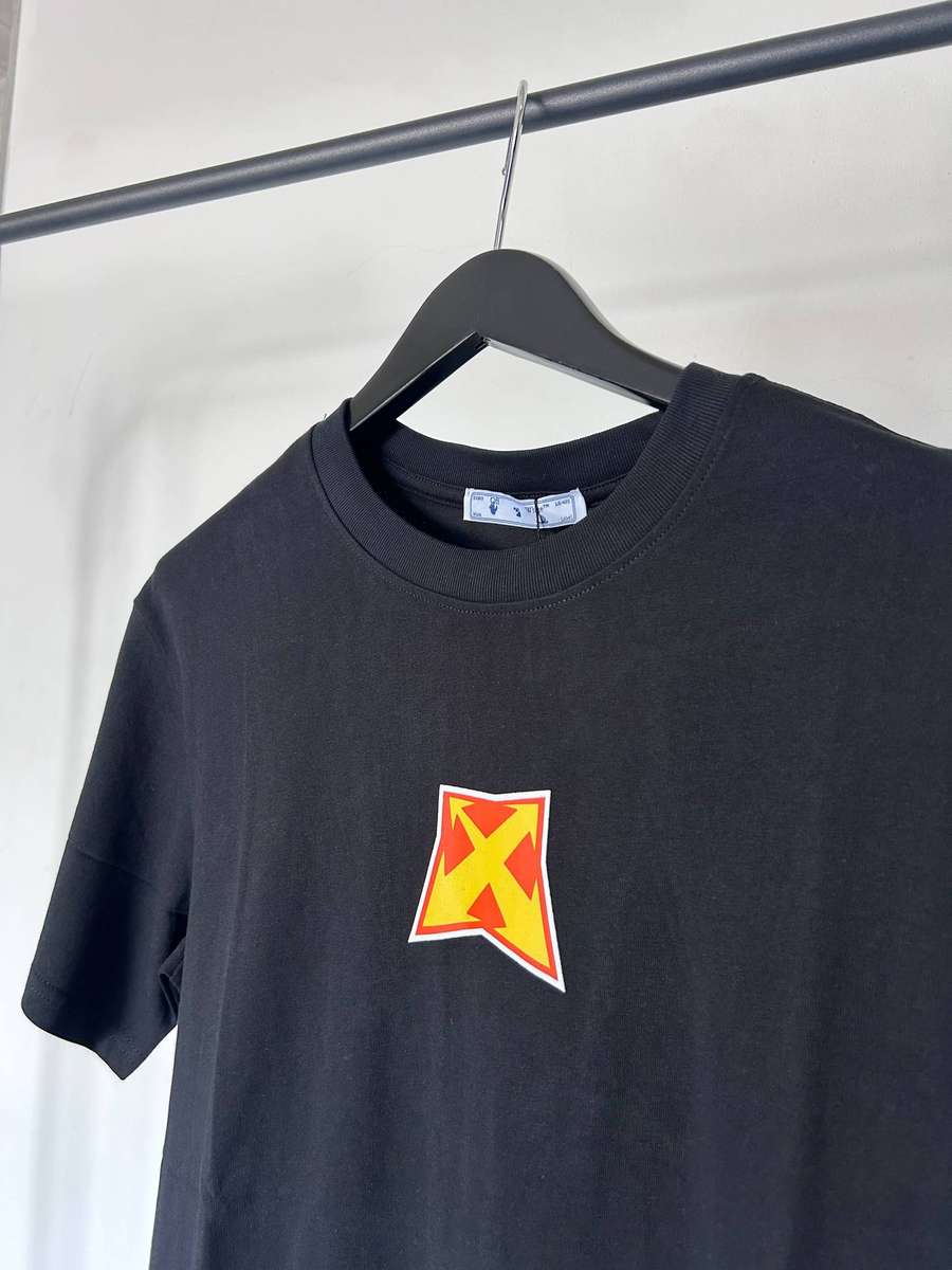 Men's Premium Streetwear Tee - Black - Industrial Arrow Graphic - Size Medium