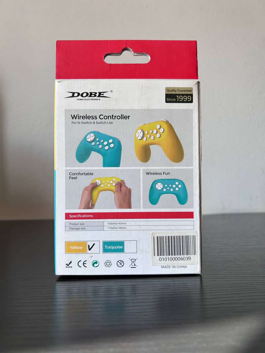 Nintendo Switch DOBE Wireless Controller  Yellow