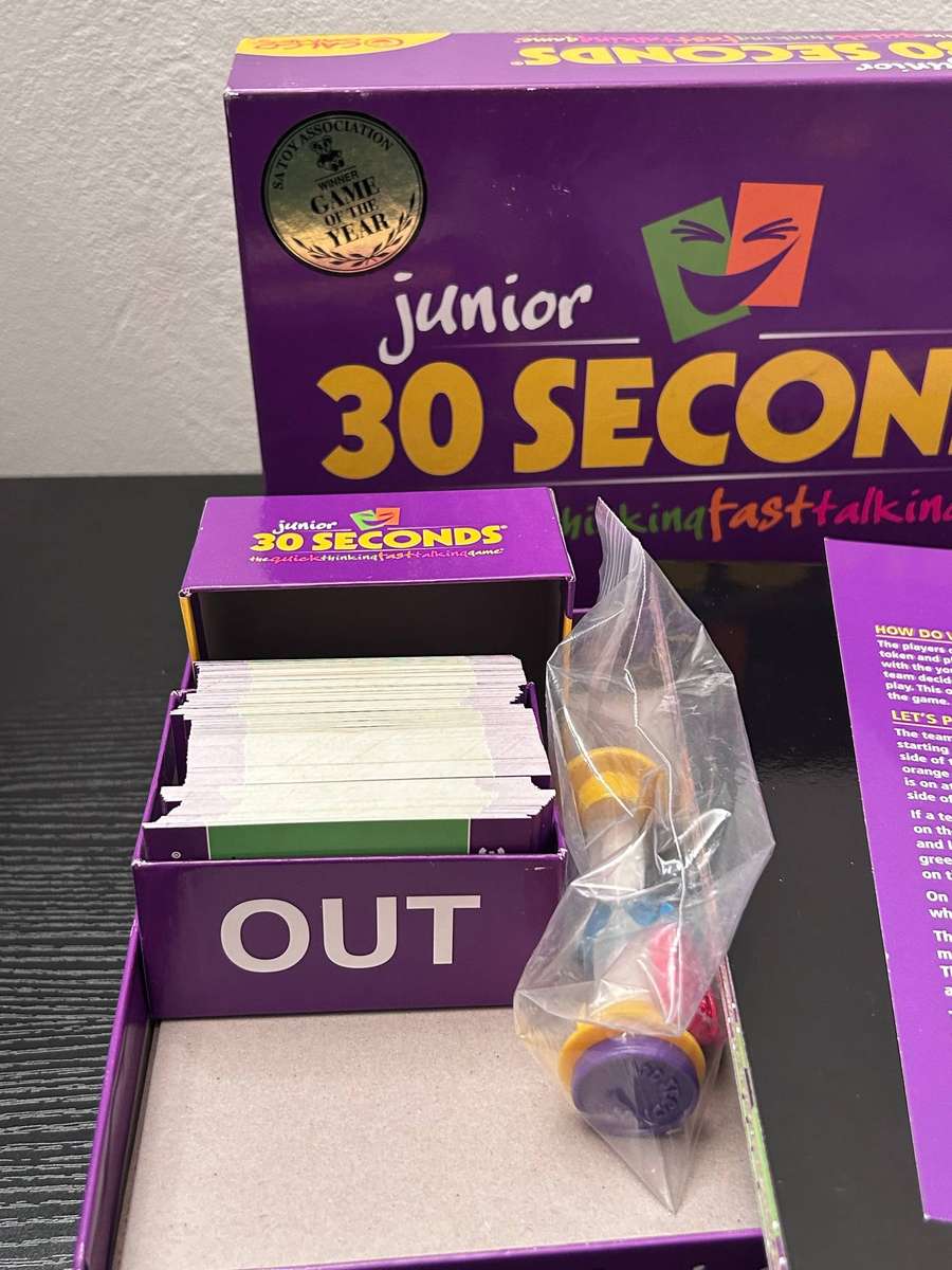 30 Seconds Junior Board Game - English Edition