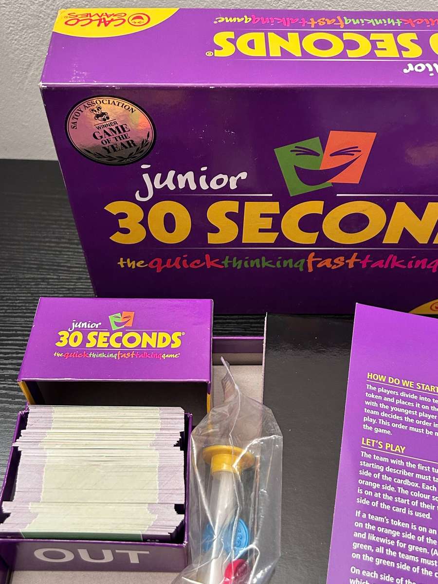 30 Seconds Junior Board Game - English Edition