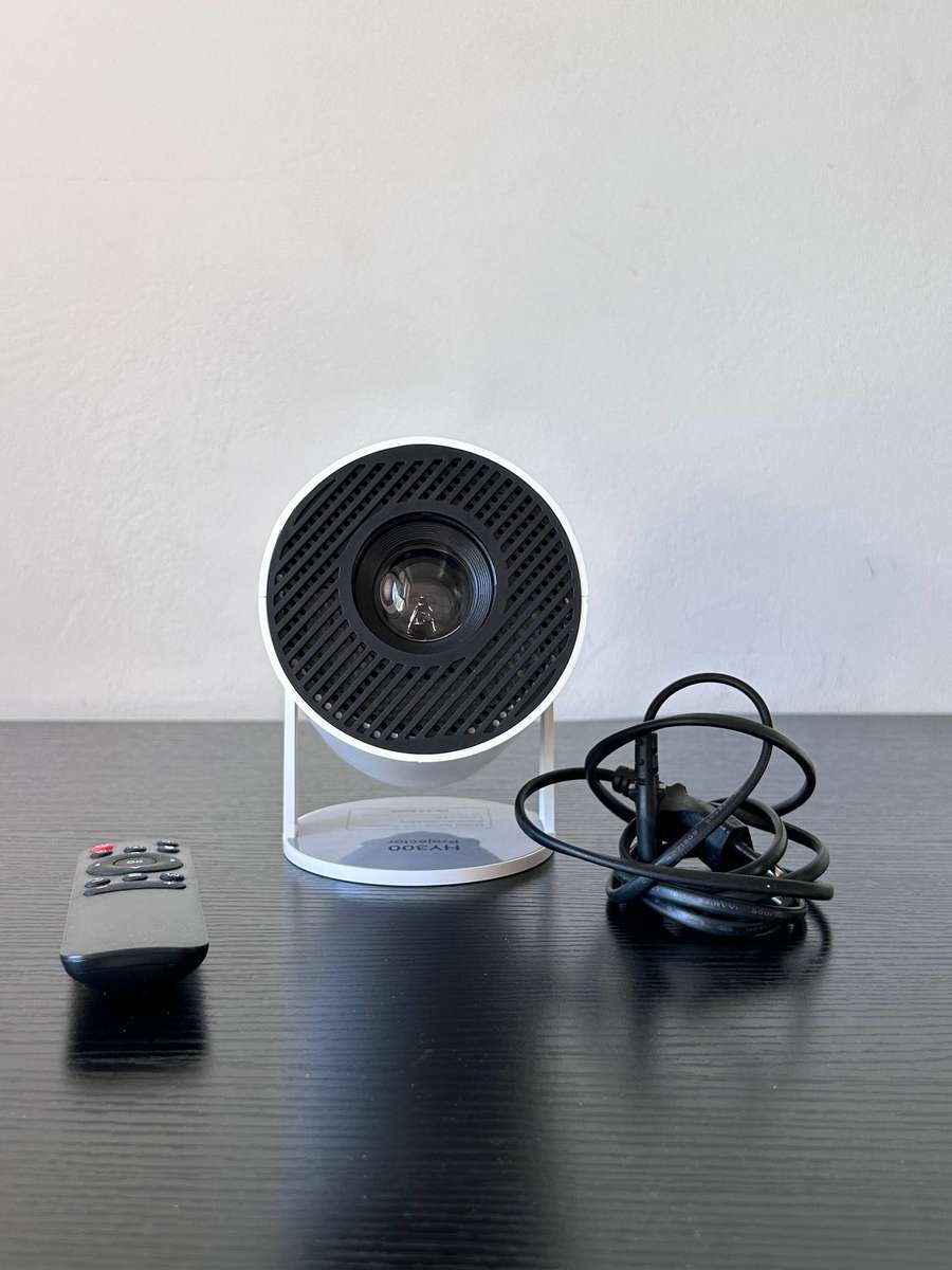 HY300 Smart Android 11 Portable Projector - HD 720p 4K Support - 180° Rotation