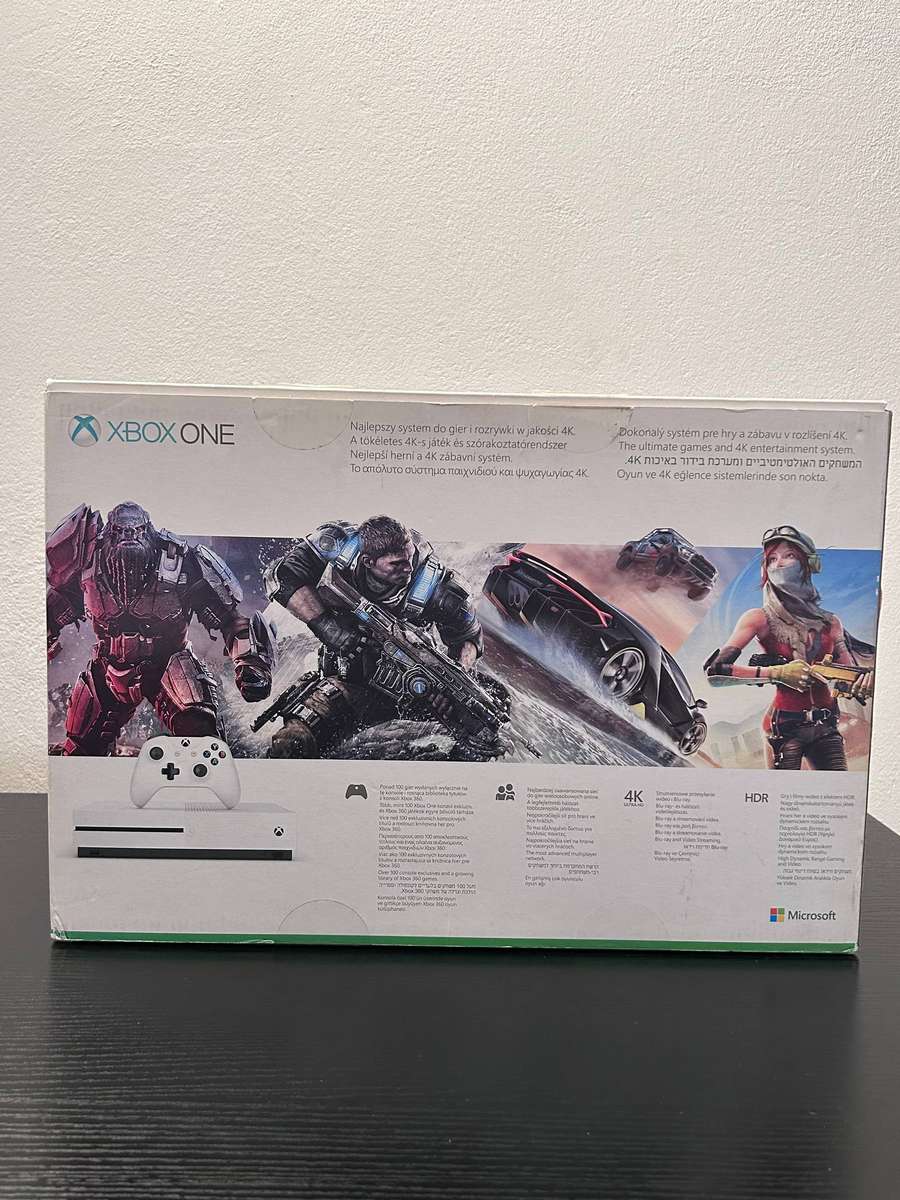 Xbox One S 500GB Console White - Controller  - Includes GTA V & Original Packaging