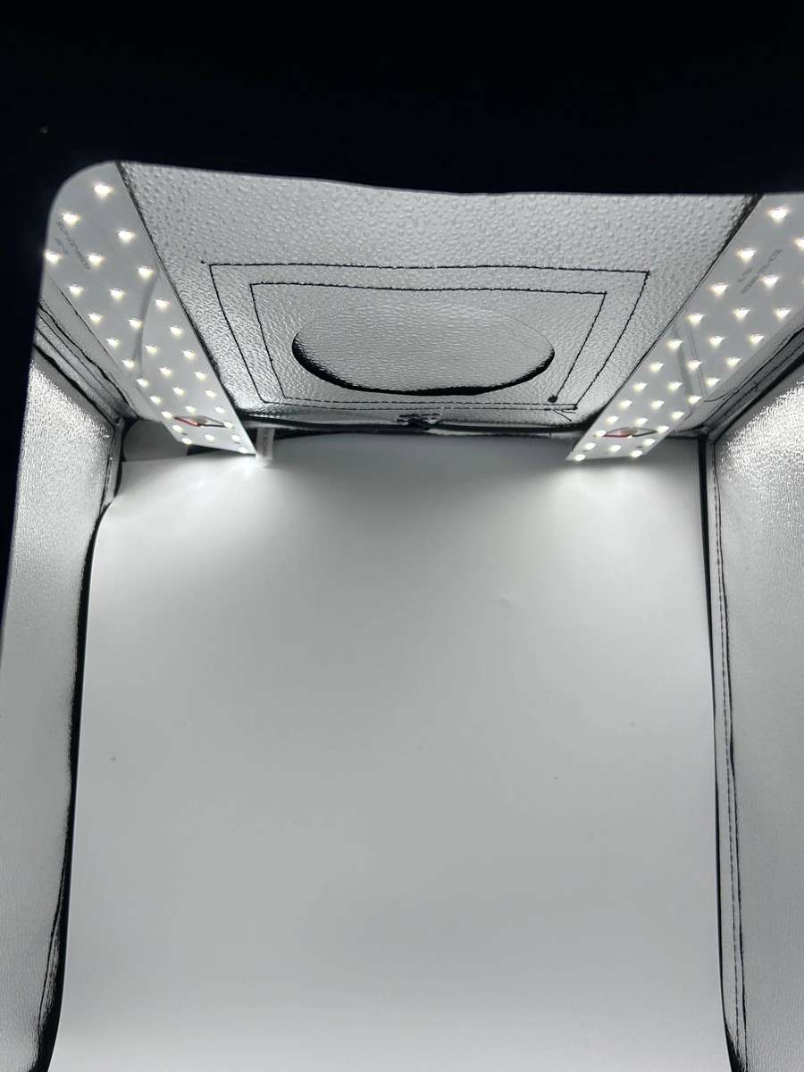 Puluz Professional Photo Light Box - High-Output LED Studio with 6 Backdrops