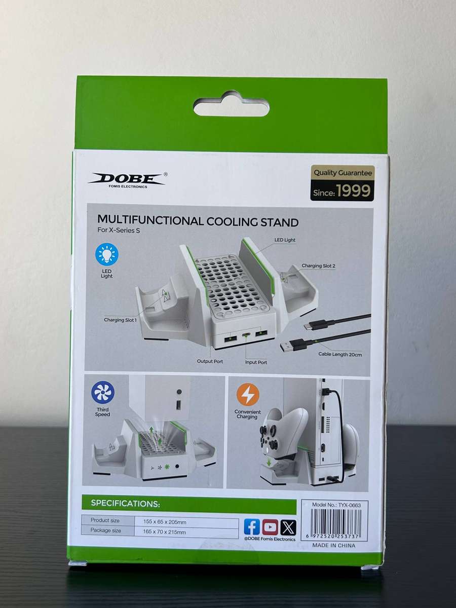 DOBE Xbox Series S Multifunctional Cooling Stand & Dual Charger Dock (TYX-0663)