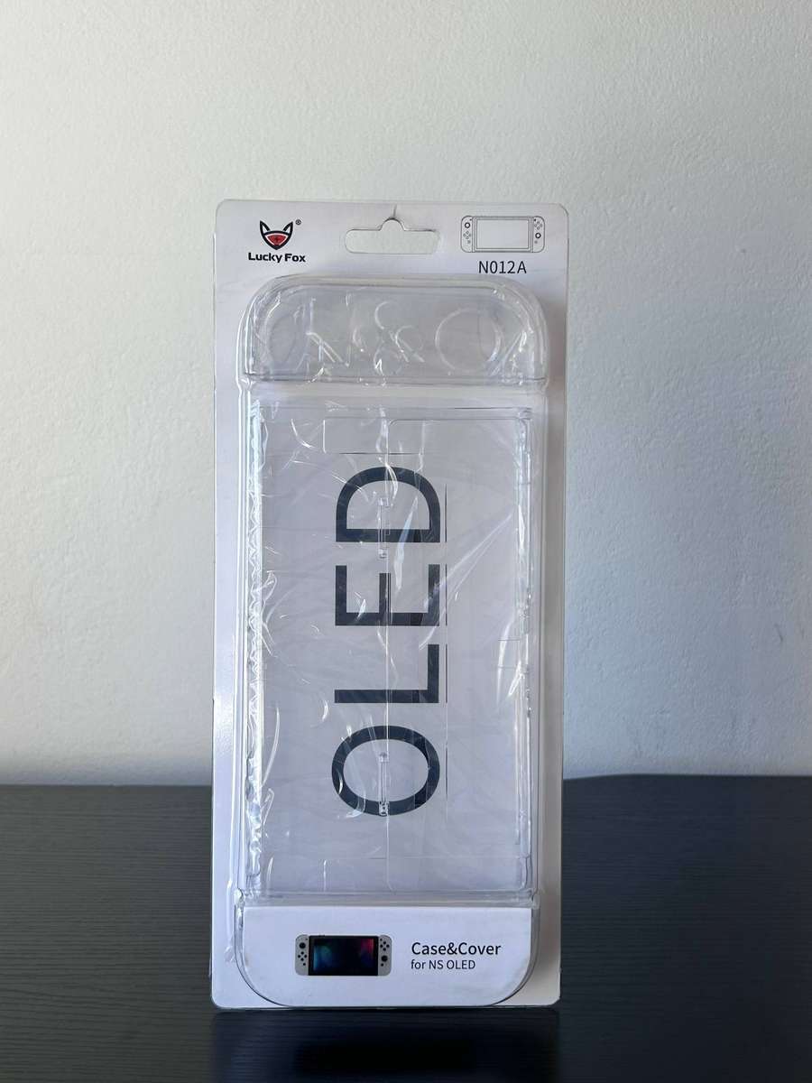 Lucky Fox Nintendo Switch OLED Crystal Clear Protective Case & Cover (N012A)